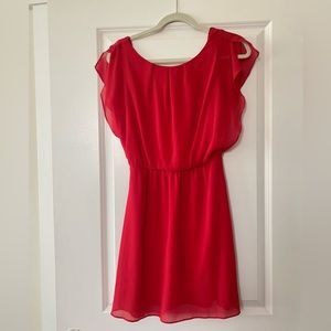 NWOT The Limited Red Short Sleeve Dress - size XS